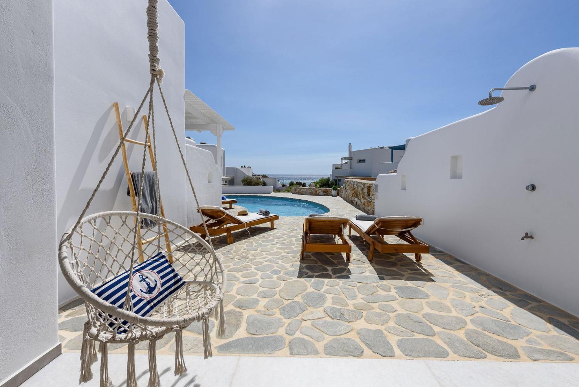 Helen Beach Front Luxury Villas Kastrákion Exteriör bild