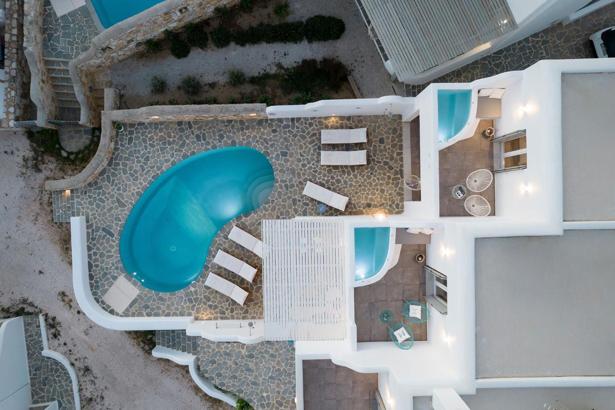 Helen Beach Front Luxury Villas Kastrákion Exteriör bild