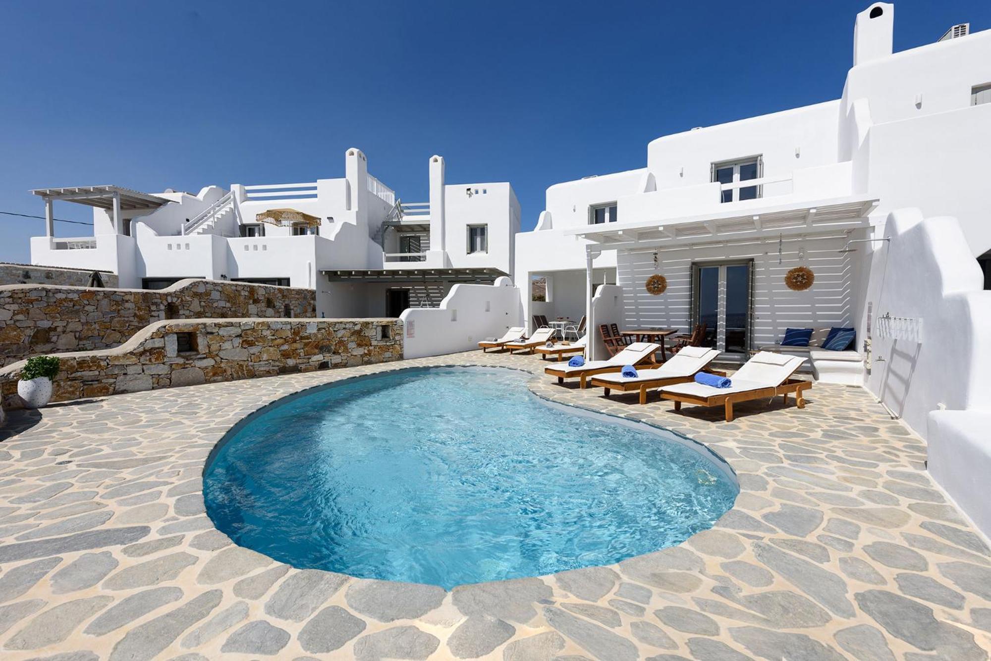 Helen Beach Front Luxury Villas Kastrákion Exteriör bild
