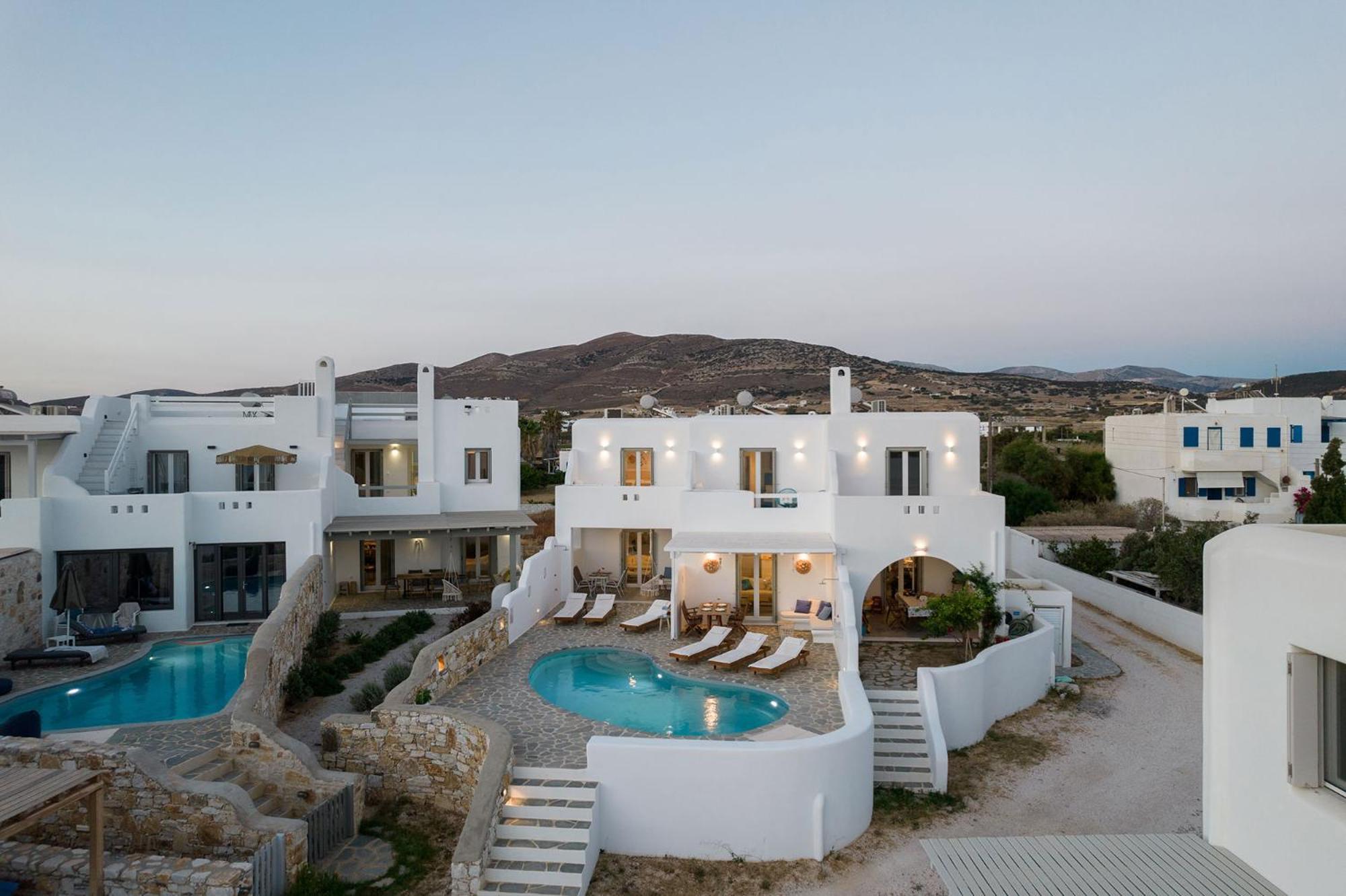 Helen Beach Front Luxury Villas Kastrákion Exteriör bild